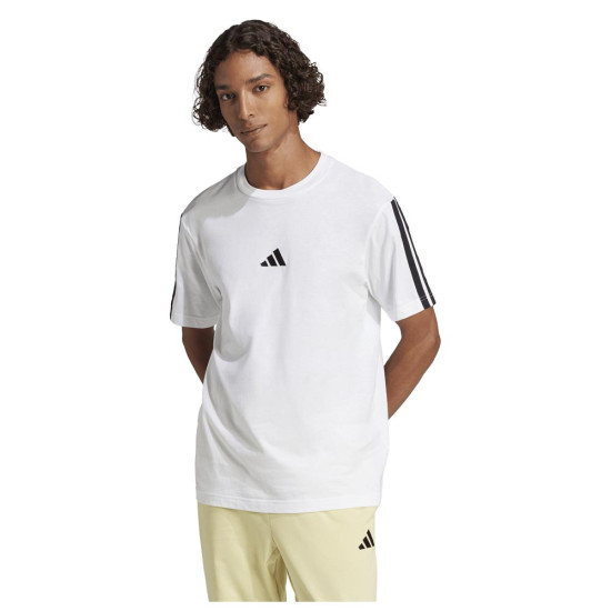 Adidas Ανδρική κοντομάνικη μπλούζα Essentials 3-Stripes Single Jersey Tee